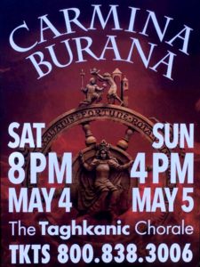 Carmina Burana Taghkanic Chorale Concert