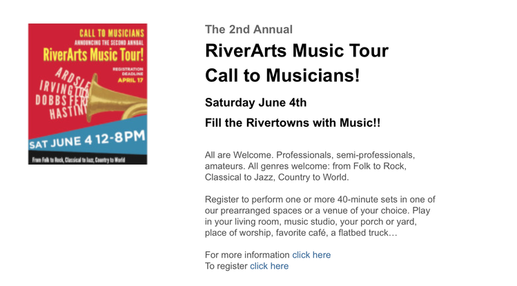 RiverArts Music Tour