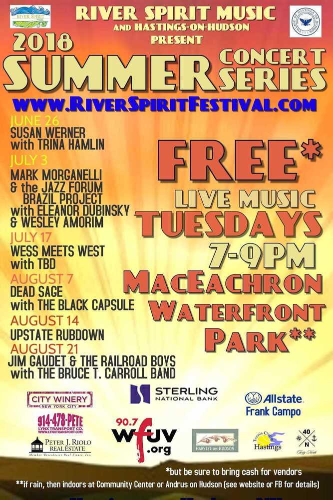 River Spirit Music Free Summer Concert Series in HastingsonHudson