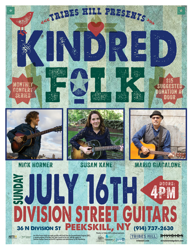 TRIBES HILL PRESENTS KINDRED FOLK at Division Street Guitars